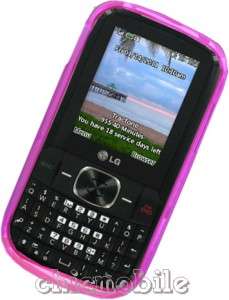 HOT PINK TPU Soft Gel Case Cover 4 TRACFONE LG 500G 500  