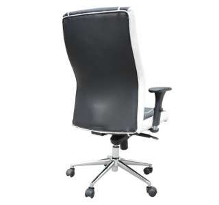 New High Back Leather Office Chair Mid Back Computer Task Desk 