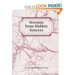   Streams from Hidden Sources Boyd Montgomerie Maurice Ranking Books