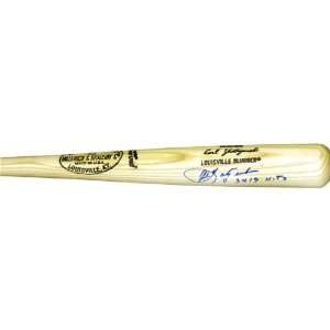   Yastrzemski Autographed Baseball Bat   with 3419 Hits Inscription