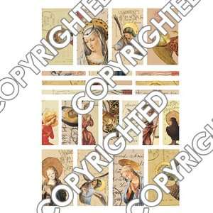 Design Collage Sheet Angels   Fits Channel Beads (1 Half Sheet) Arts 