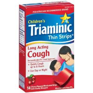  Triaminic Long Acting Cough Thin Strip, 0.07 Ounce Box 