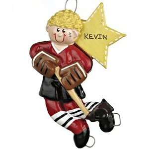  Personalized Hockey Christmas Ornament