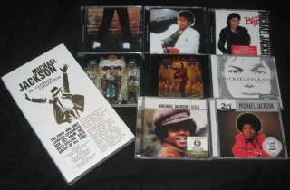 MICHAEL JACKSON ULTIMATE SOLO CD COLLECTION + DVD RARE  