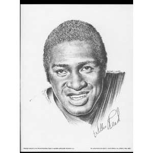  1974 Willis Reed New York Knicks Lithograph Sports 