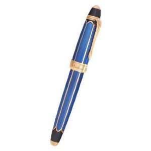   Michel Perchin Metropolitan Rollerball Pen Blue & Vermeil Electronics