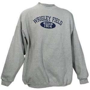  Wrigley Field Established 1914 Gray Crew Sweatshirt 