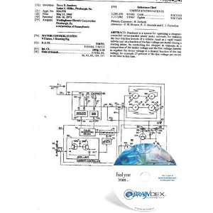  NEW Patent CD for MOTOR CONTROL SYSTEM 