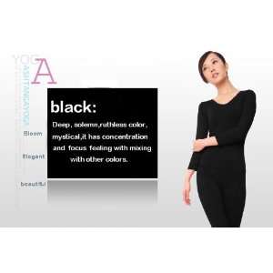 Black Warm Women Modal Winter Thermal Tight Hip Raise Underwear Stock 