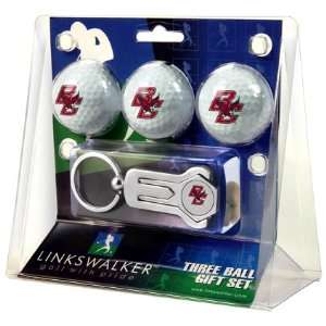 Boston College Eagles 3 Golf Ball Gift Pack w/ Keychain Divot Tool 