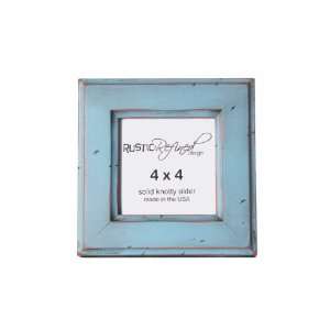  4x4 Square Picture Frame with 1.5 Inch Border (Moab 