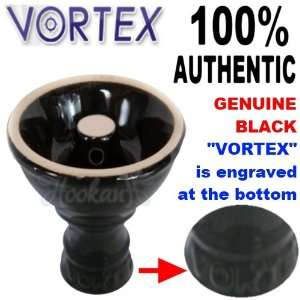  Authentic Black Vortex Hookah Shisha Bowl 