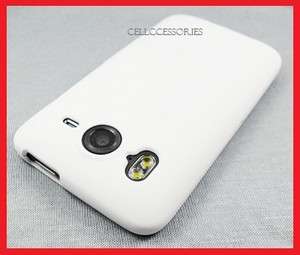 FOR HTC INSPIRE 4G ATT WHITE HARD COVER CASE ACCESSORY  