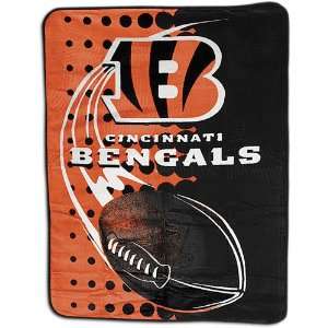  Bengals Northwest NFL Royal Plush Raschel Blanket Sports 