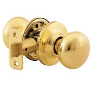  Privacy Lockset with Horizon Knob, Polished Brass