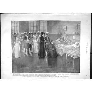  1900 Queen Visiting Ward Netley Hospital Battenberg