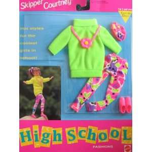  Barbie SKIPPER COURTNEY High School Fashions MALL   Easy 