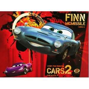  Disney Pixar Cars 2 Finn McMissile Lenticular 3D Floor 