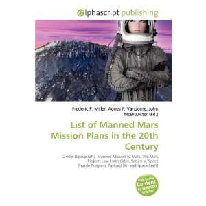  List of Manned Mars Mission Plans in the 20th Century 
