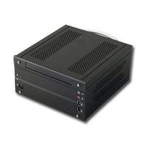   Travla C138 Mini ITX case black with 90W Power Supply. Electronics