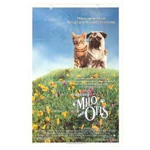  Adventures of Milo and Otis Original Movie Poster, 27 x 