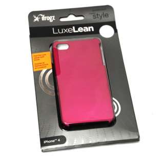 IFROGZ LUXELEAN CASE COVER SHELL iPHONE 4 4G PINK  