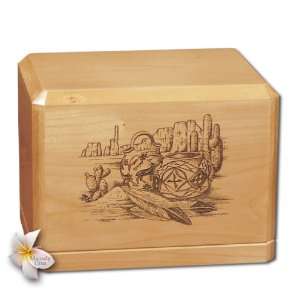    Southwest Pottery Classic Maple Wood Cremation Urn