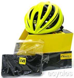 Mavic Plasma SLR Helmet YELLOW/BLACK MEDIUM   NEW  