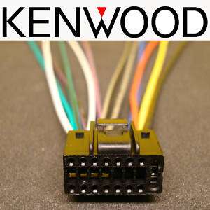 KENWOOD 16 PIN POWER WIRE HARNESS PLUG INDASH DVD CD MP  