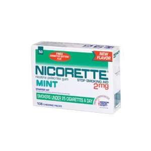 NICORETTE GUM 2 MG KIT MINT Size 110 Health & Personal 