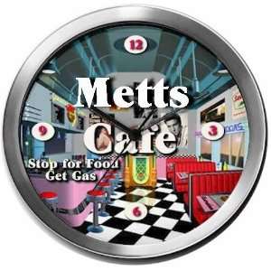  METTS 14 Inch Cafe Metal Clock Quartz Movement Kitchen 