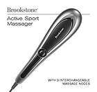 Brookstone Active Sport Massager with 3 interchangeable massage nodes 