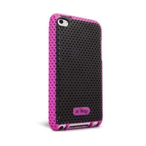  iFrogz IT4BRZ PNK/BLK iPod Touch 4 Breeze Case   Pink 
