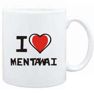  Mug White I love Mentawai  Languages