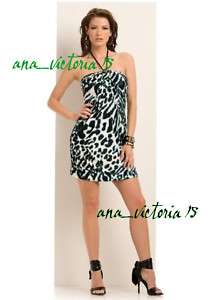 NWT Marciano Guess Juniper ROAR Animal Print Dress XS S  