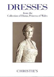 Christies Princess Diana Dresses Auction Catalog 1997  
