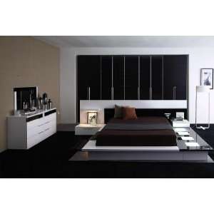  Impera Modern Contemporary lacquer platform bed