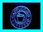 i329 b Espresso Cappuccino Coffee Cup Neon Light Sign