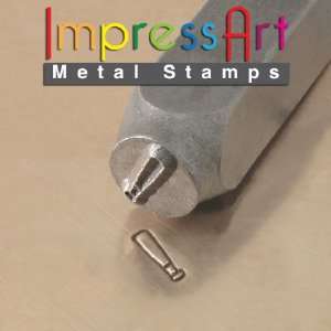  ImpressArt, Metal Jewelry Design Stamp, Baseball Bat, 6mm 