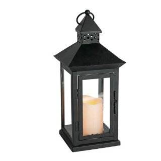 Everlasting Glow Indoor Outdoor Flameless Candle Lantern with Timer 