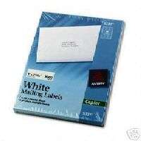 AVERY 5331 White Mailing Labels   Copier   3,000 Count  
