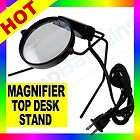   magnifier on stand lamp desk magnifying glass lighted table
