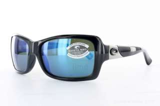 NEW Costa del Mar Islamorada Black/Blue Polarized 580 Glass Lens 