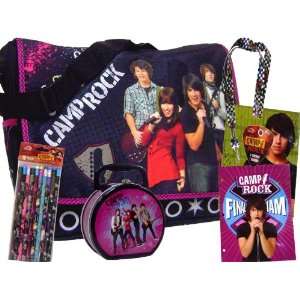  New Jonas Brothers Messenger Bag B/G & Pack of Pencils 