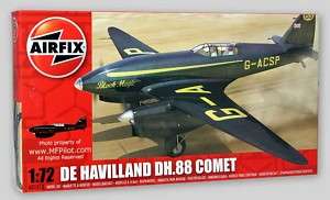 DH.88 COMET Black Magic AIR RACER 1/72 Airfix Kit 1013  