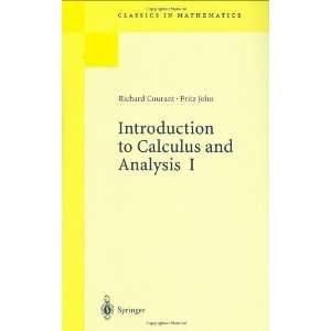  Introduction to Calculus and Analysis, Vol. 1 (Classics in 