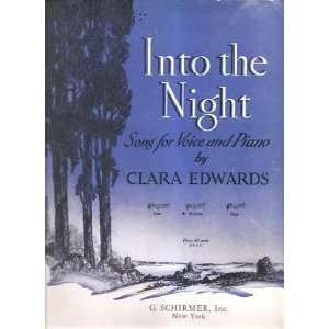 Sheet Music Into The Night Clara Edwards 136 Everything 