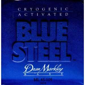 Dean Markley Electric Bass Blue Steel Roundwound Medium Light, .045 