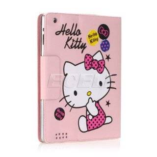  Ecell   HELLO KITTY LEATHER CASE COVER & STAND FOR APPLE 