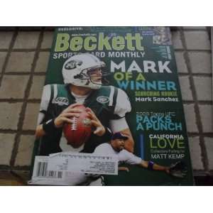   Beckett November Issue Mark Sanchez Cover Magazine 